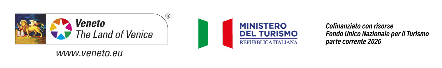 Veneto The Land of Venice — Ministero del Turismo — Cofinanziato con risorse Fondo Unico Nazionale per il Turismo parte corrente 2026
